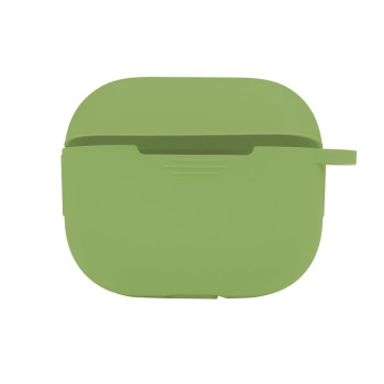 Чехол-футляр для наушников Silicone Case with hook для Airpods 4, Mint