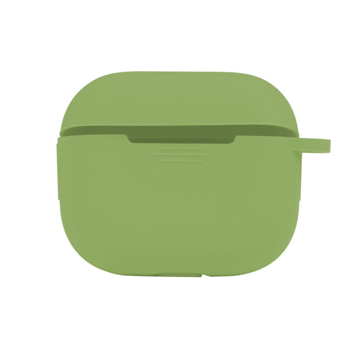 Чехол-футляр для наушников Silicone Case with hook для Airpods 4, Mint