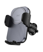 Автодержатель Magnetic Borofone BH221 Wireless 15W, Gray