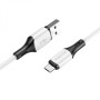USB кабель Borofone BX79 Silicone Micro 2.4A, White