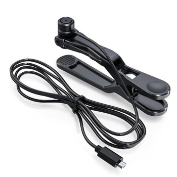 Кабель для автоклікера з прищіпкою Micro-USB, Black