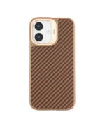 Чохол Kajsa Glamorous Collection Straw Mat Pattern with MagSafe для iPhone 17