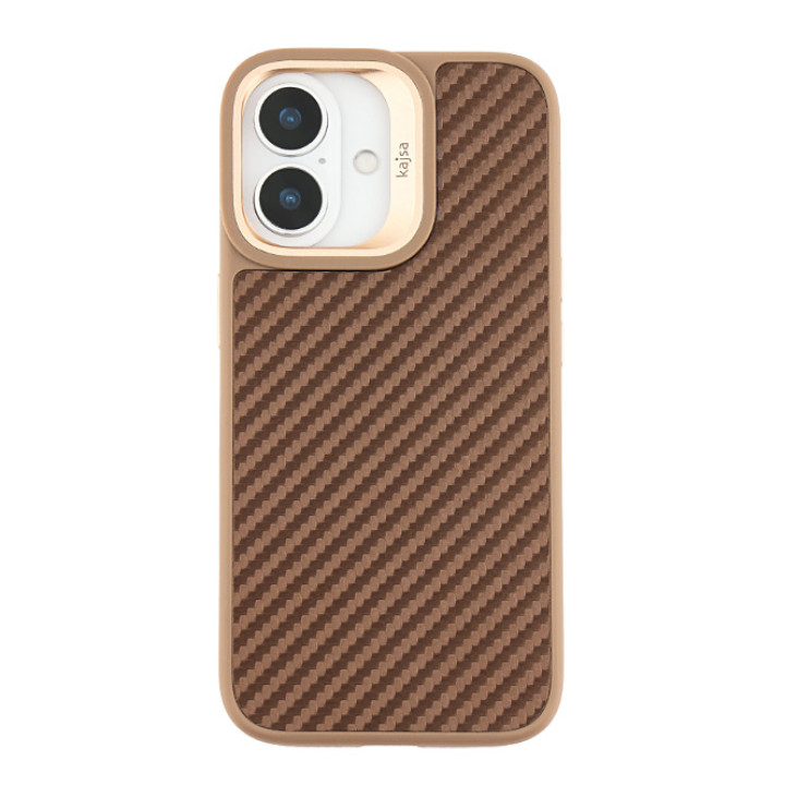 Чохол Kajsa Glamorous Collection Straw Mat Pattern with MagSafe для iPhone 17