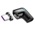Адаптер Magnetic Type-C 120W угловой 90 градусов, Black
