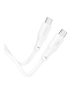 USB Кабель Hoco X93 Force 240W Type-C to Type-C 1m, White