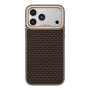 Чохол Kajsa Glamorous Collection Pyramid Pattern with MagSafe для iPhone 17 Pro Max desert gold o-ring