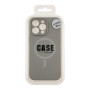 Чехол - накладка Silicone Case Full Camera with Magsafe для iPhone 15 Pro Max titanium grey