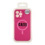 Чохол - накладка Silicone Case Full Camera with Magsafe для iPhone 13 Pro Max manyue red