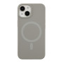 Чехол - накладка Silicone Case with Magsafe для iPhone 14 titanium grey