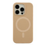 Чехол - накладка Silicone Case with Magsafe для iPhone 14 Pro desert gold