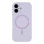 Чохол Glow Silicone Case Full Camera with Magsafe для iPhone 17 light purple