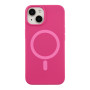 Чехол - накладка Silicone Case with Magsafe для iPhone 14 manyue red