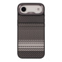 Чехол Kajsa Resort Collection Gradient Stripe with MagSafe для iPhone 17 Air black o-ring