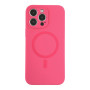 Чохол - накладка Silicone Case Full Camera with Magsafe для iPhone 14 Pro Max manyue red