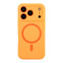 Чохол Glow Silicone Case Full Camera with Magsafe для iPhone 17 Pro orange