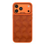 Чохол Kajsa Splendid Collection 3D Cube Pattern with MagSafe для iPhone 17 Pro Max orange plus o-ring