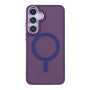 Чохол TPU+PC Space Magnetic Color with Magsafe для Samsung Galaxy S25 5G (S931) dark purple