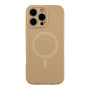 Чехол - накладка Silicone Case Full Camera with Magsafe для iPhone 16 Pro Max desert gold