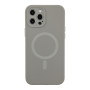 Чохол - накладка Silicone Case Full Camera with Magsafe для iPhone 12 Pro Max titanium grey