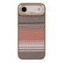 Чехол Kajsa Resort Collection Gradient Stripe with MagSafe для iPhone 17 Air desert gold o-ring