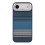 Чехол Kajsa Resort Collection Gradient Stripe with MagSafe для iPhone 17 Air blue o-ring