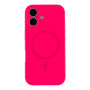 Чохол Glow Silicone Case Full Camera with Magsafe для iPhone 17 hot pink