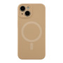 Чехол - накладка Silicone Case Full Camera with Magsafe для iPhone 14 desert gold