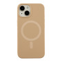 Чохол - накладка Silicone Case with Magsafe для iPhone 14 desert gold