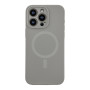 Чехол - накладка Silicone Case Full Camera with Magsafe для iPhone 15 Pro titanium grey