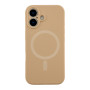 Чехол - накладка Silicone Case Full Camera with Magsafe для iPhone 16 desert gold