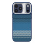 Чехол Kajsa Resort Collection Gradient Stripe with MagSafe для iPhone 17 Pro Max blue b-ring