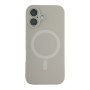 Чехол - накладка Silicone Case Full Camera with Magsafe для iPhone 16 titanium grey