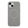 Чохол - накладка Silicone Case with Magsafe для iPhone 15 titanium grey