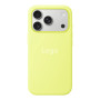 Чехол Silicone Case with MagSafe IC для iPhone 17 Pro neon yellow