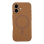 Чохол Glow Silicone Case Full Camera with Magsafe для iPhone 17 new brown