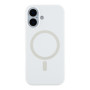 Чехол Glow Silicone Case with Magsafe для iPhone 17 white