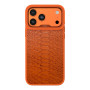 Чохол Kajsa Glamorous Collection Snake Pattern with MagSafe для iPhone 17 Pro orange plus o-ring