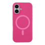 Чохол - накладка Silicone Case with Magsafe для iPhone 16 manyue red