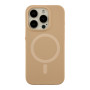 Чохол - накладка Silicone Case with Magsafe для iPhone 15 Pro desert gold