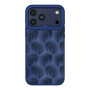Чехол Kajsa Splendid Collection 3D Cube Pattern with MagSafe для iPhone 17 Pro Max blue plus o-ring