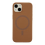 Чехол - накладка Silicone Case with Magsafe для iPhone 13 new brown