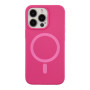 Чехол - накладка Silicone Case with Magsafe для iPhone 13 Pro manyue red