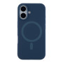 Чехол Glow Silicone Case with Magsafe для iPhone 17 dark blue
