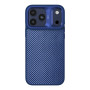 Чохол Kajsa Glamorous Collection Straw Mat Pattern with MagSafe для iPhone 17 Pro blue plus b-ring