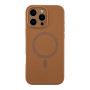 Чехол - накладка Silicone Case Full Camera with Magsafe для iPhone 16 Pro Max new brown