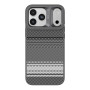 Чехол Kajsa Resort Collection Gradient Stripe with MagSafe для iPhone 17 Pro grey b-ring