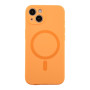 Чехол - накладка Silicone Case Full Camera with Magsafe для iPhone 13 orange