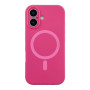Чехол - накладка Silicone Case Full Camera with Magsafe для iPhone 16 manyue red
