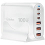 Мережевий зарядний пристрій Gelius Force GaN GP-HC063 3USB /  3Type-C 100W, White