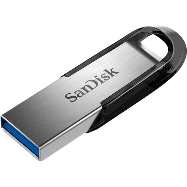 USB-флешка SanDisk Ultra Flair 64Gb USB 3.0 (150Mb/s), Silver-Black